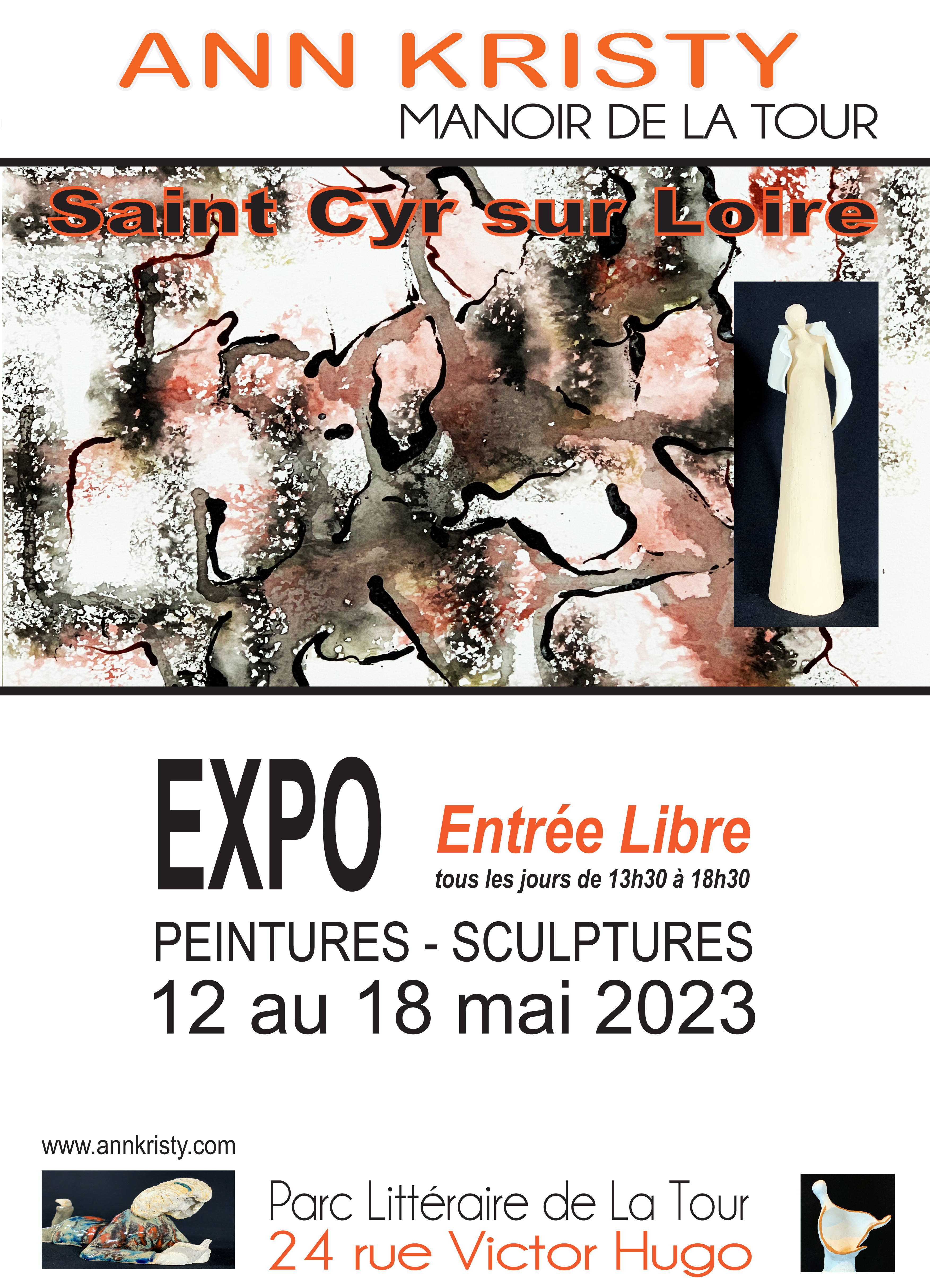 affiche Ann Saint Cyr mai 2023